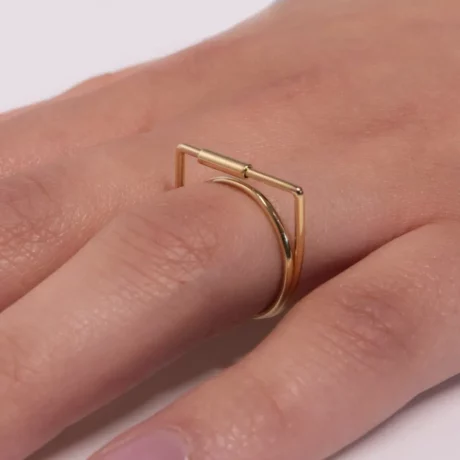 Bague Mobile Dorée P