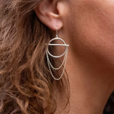 Boucles d’Oreilles Murmure Argent5