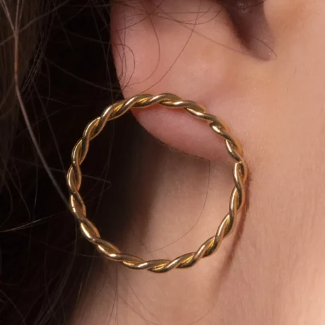 Boucles d’Oreilles Torsades Petit modèle