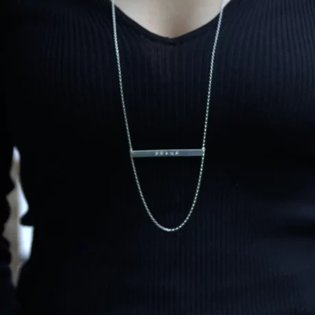 Collier Réversible Prana Argent 2